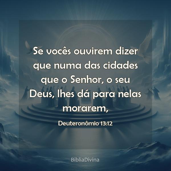 Deuteronômio 13:12