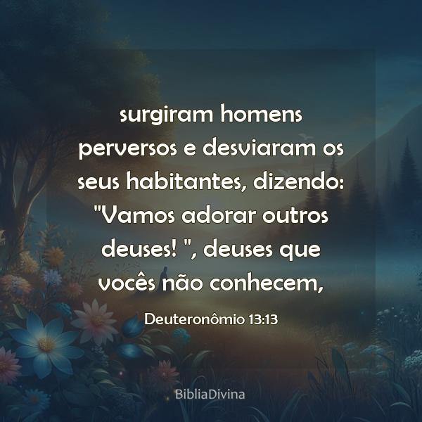 Deuteronômio 13:13