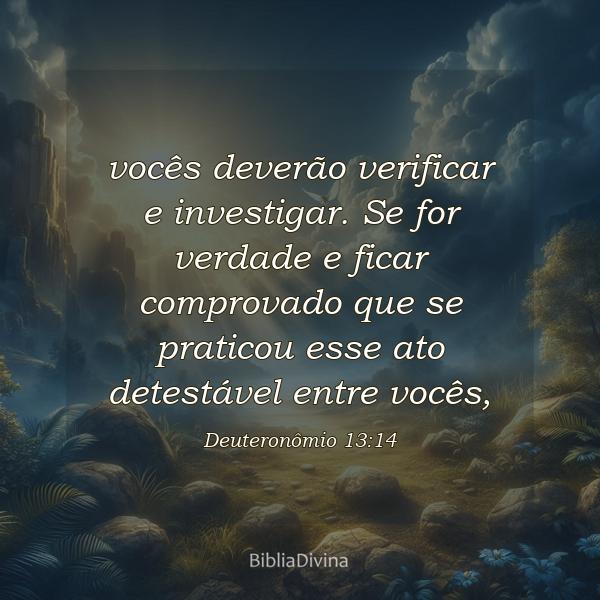 Deuteronômio 13:14