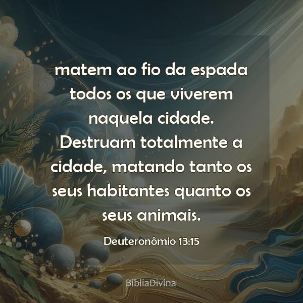 Deuteronômio 13:15