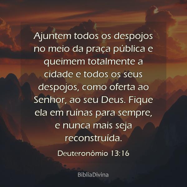 Deuteronômio 13:16