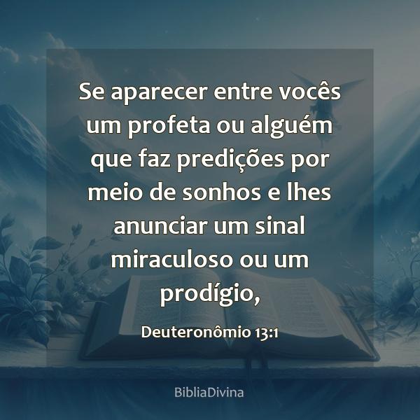 Deuteronômio 13:1