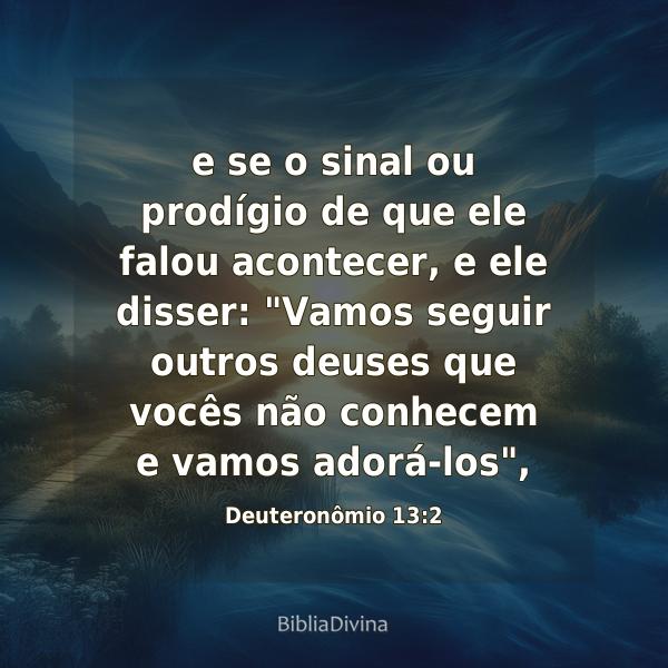 Deuteronômio 13:2