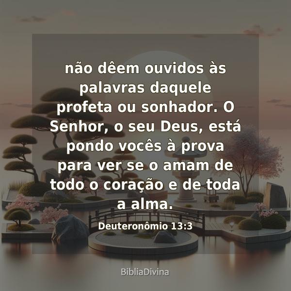 Deuteronômio 13:3