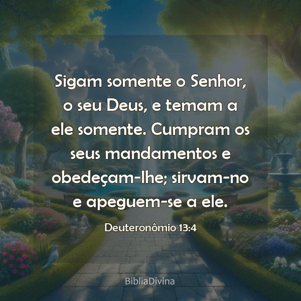 Deuteronômio 13:4