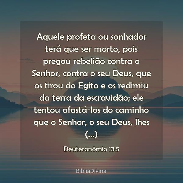 Deuteronômio 13:5