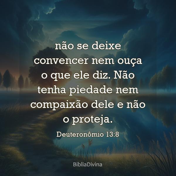 Deuteronômio 13:8