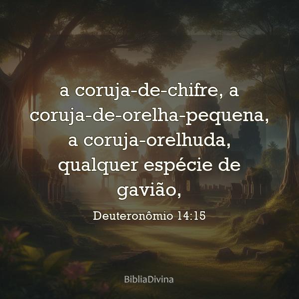 Deuteronômio 14:15