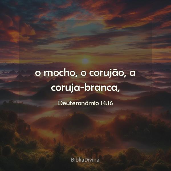 Deuteronômio 14:16