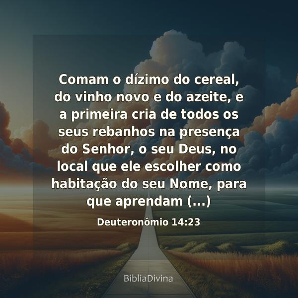 Deuteronômio 14:23