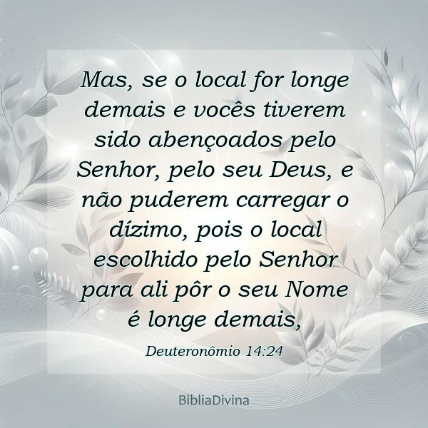 Deuteronômio 14:24