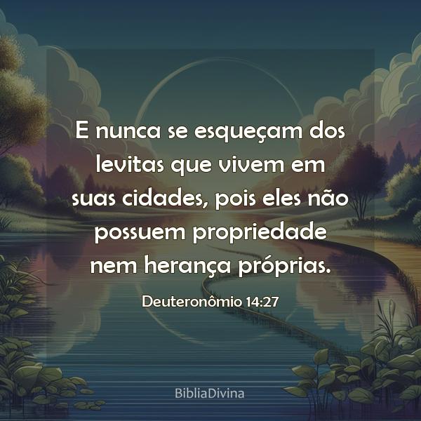 Deuteronômio 14:27