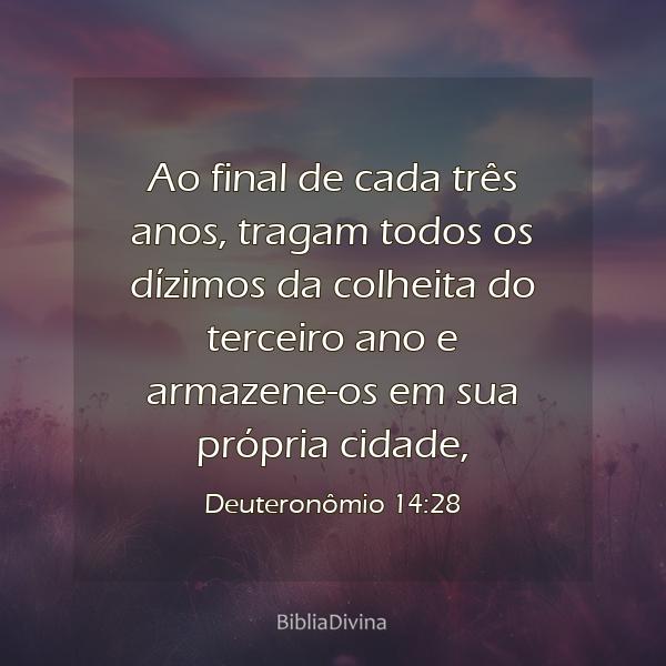 Deuteronômio 14:28