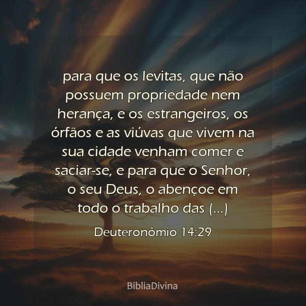 Deuteronômio 14:29