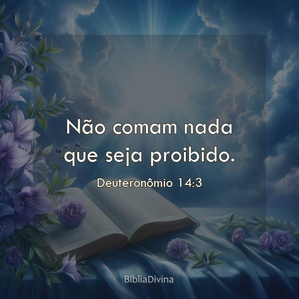 Deuteronômio 14:3