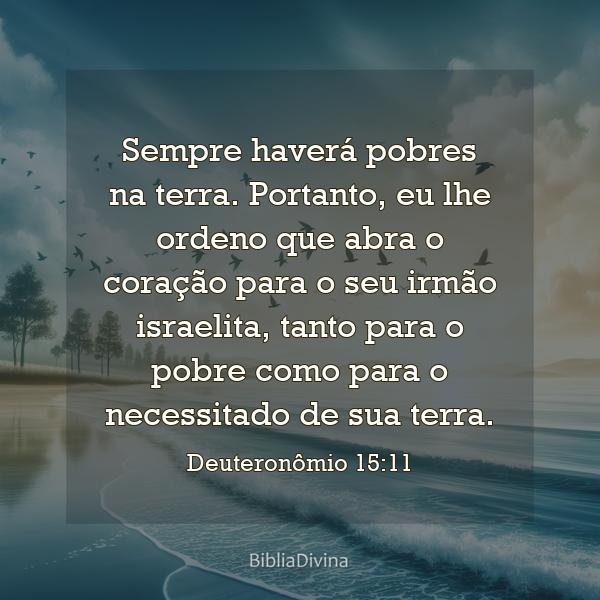 Deuteronômio 15:11