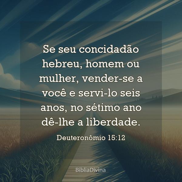 Deuteronômio 15:12