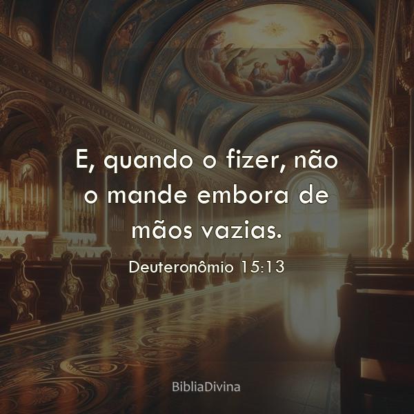 Deuteronômio 15:13