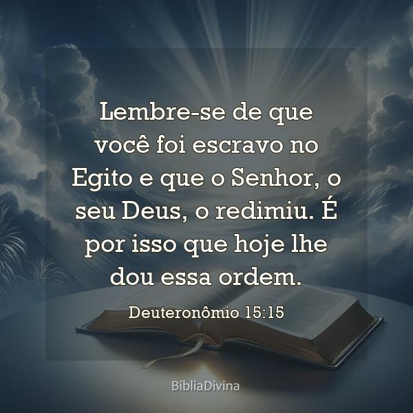 Deuteronômio 15:15