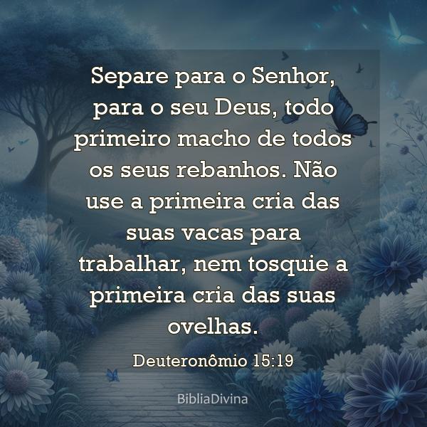 Deuteronômio 15:19