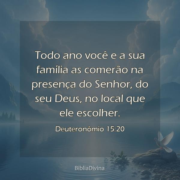 Deuteronômio 15:20