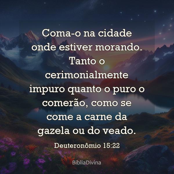 Deuteronômio 15:22