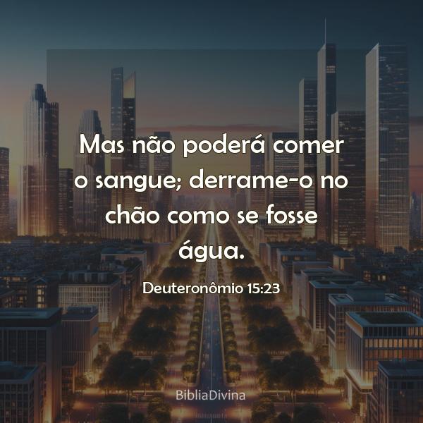 Deuteronômio 15:23