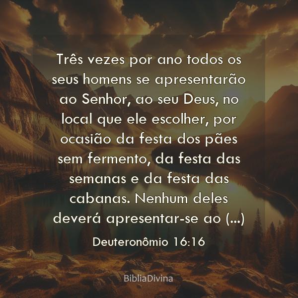 Deuteronômio 16:16