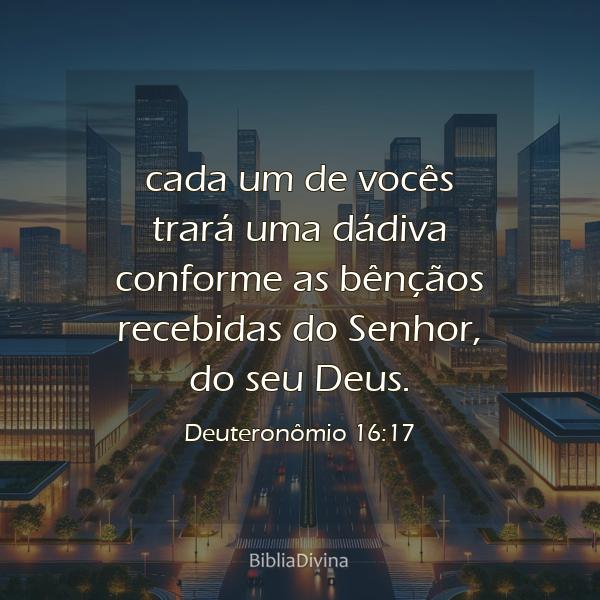 Deuteronômio 16:17