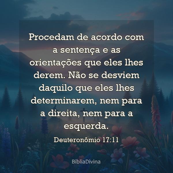 Deuteronômio 17:11