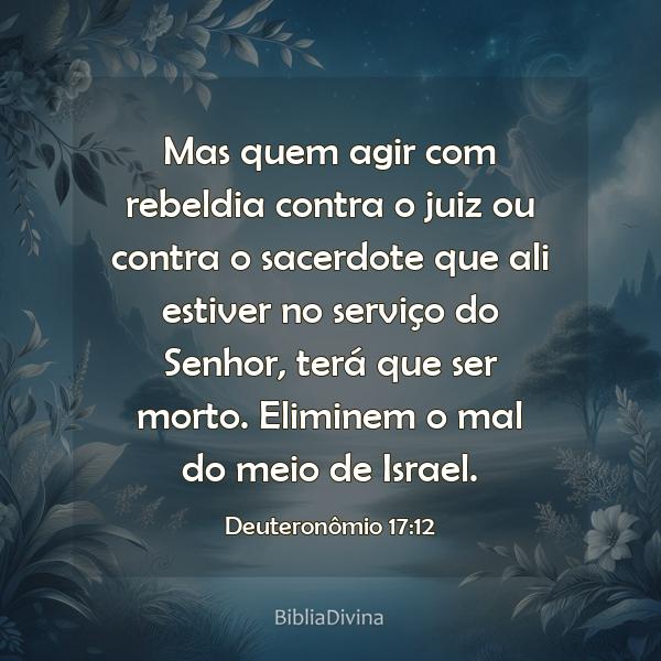 Deuteronômio 17:12