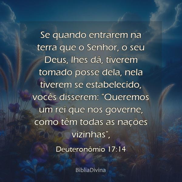 Deuteronômio 17:14