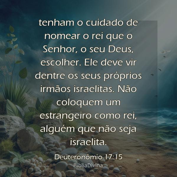 Deuteronômio 17:15