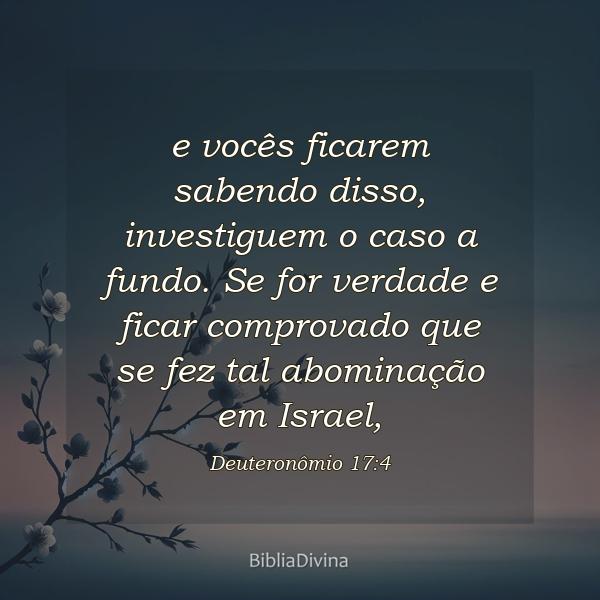 Deuteronômio 17:4