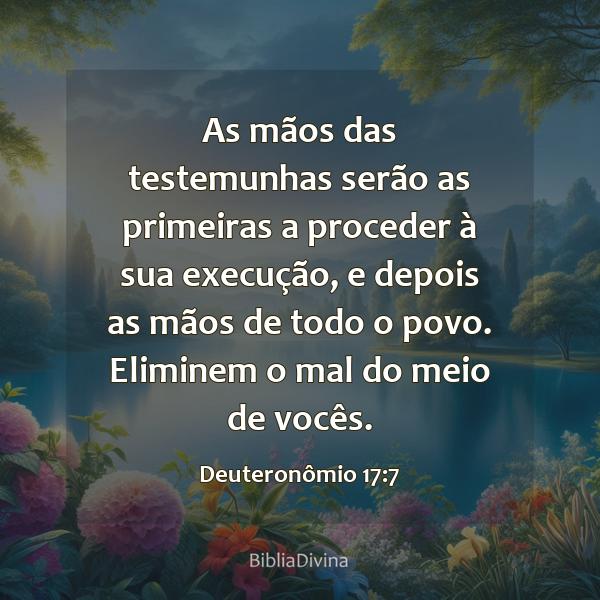 Deuteronômio 17:7