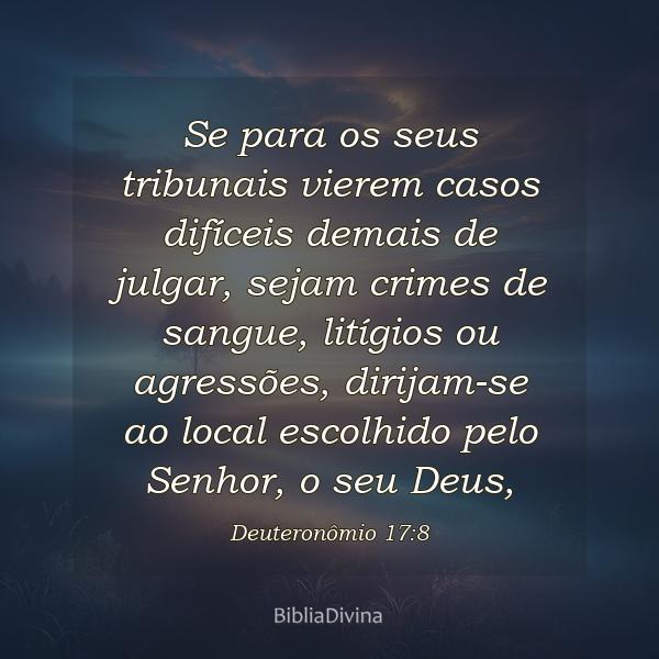 Deuteronômio 17:8