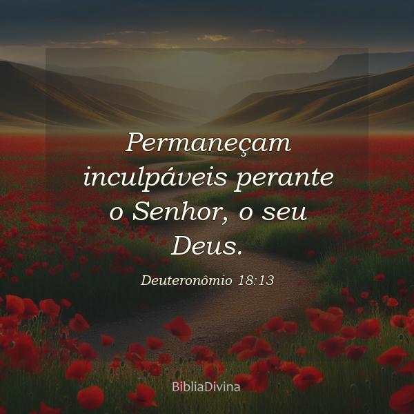 Deuteronômio 18:13