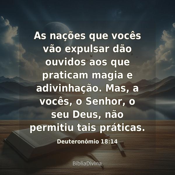 Deuteronômio 18:14