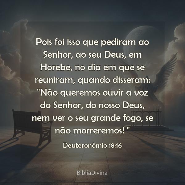 Deuteronômio 18:16