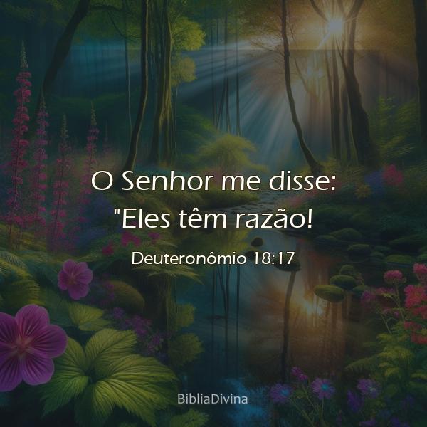 Deuteronômio 18:17