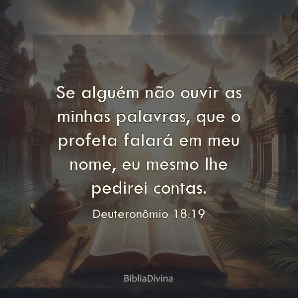 Deuteronômio 18:19