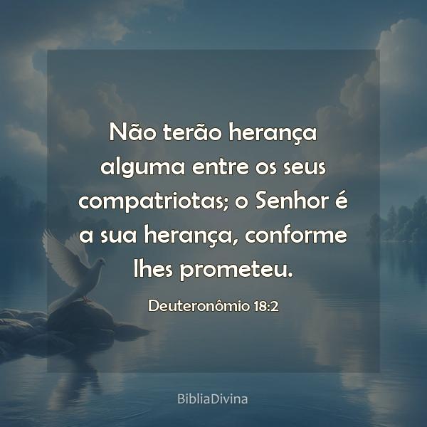 Deuteronômio 18:2