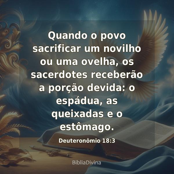 Deuteronômio 18:3