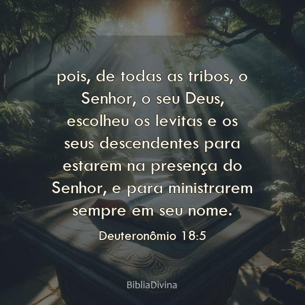 Deuteronômio 18:5