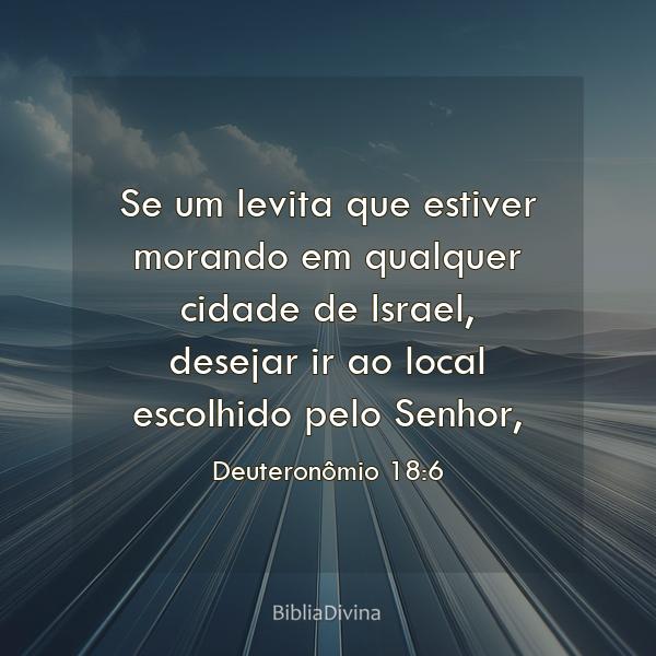 Deuteronômio 18:6