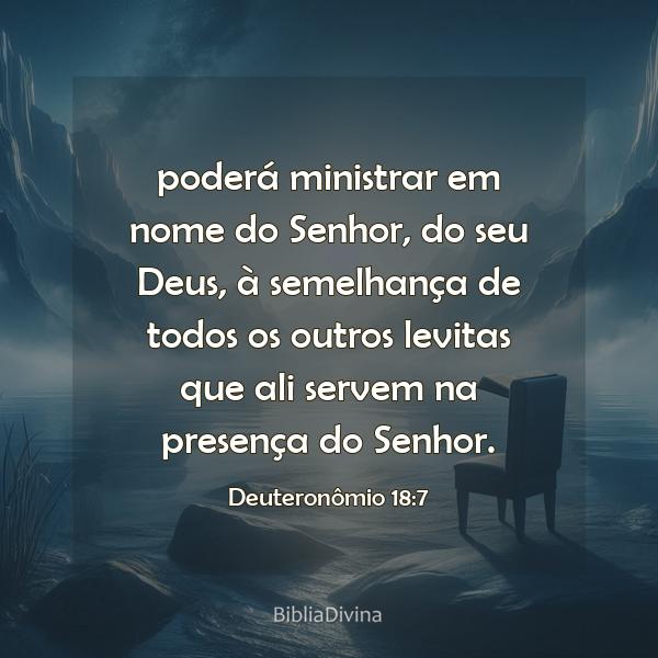 Deuteronômio 18:7