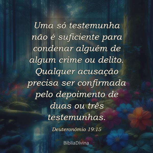 Deuteronômio 19:15