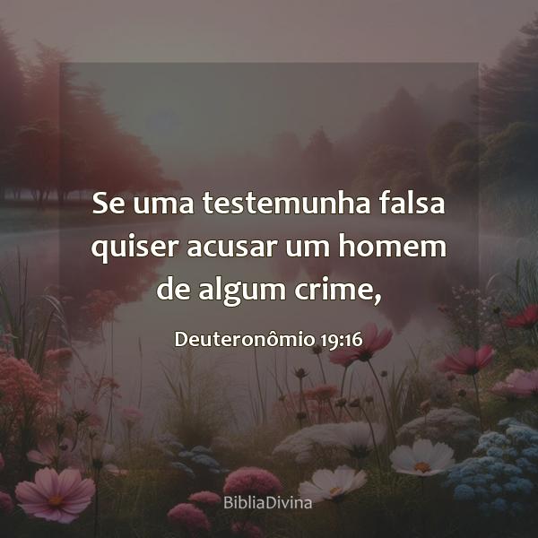 Deuteronômio 19:16