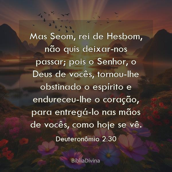 Deuteronômio 2:30