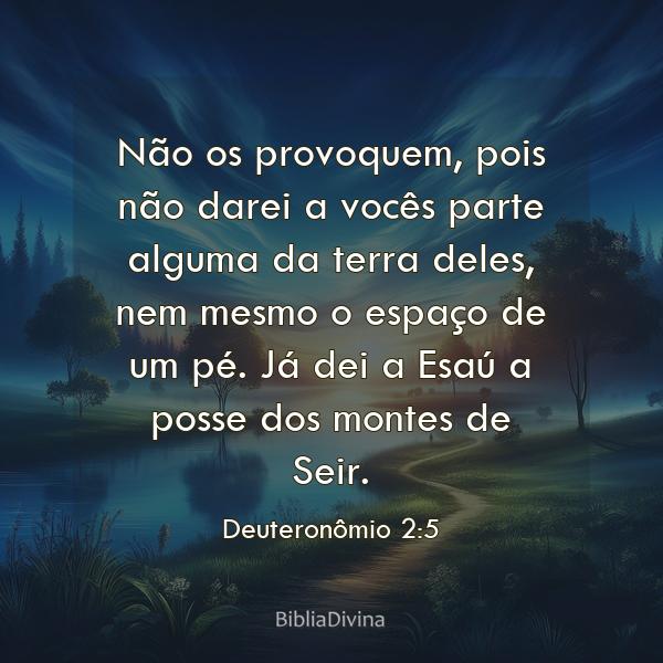 Deuteronômio 2:5